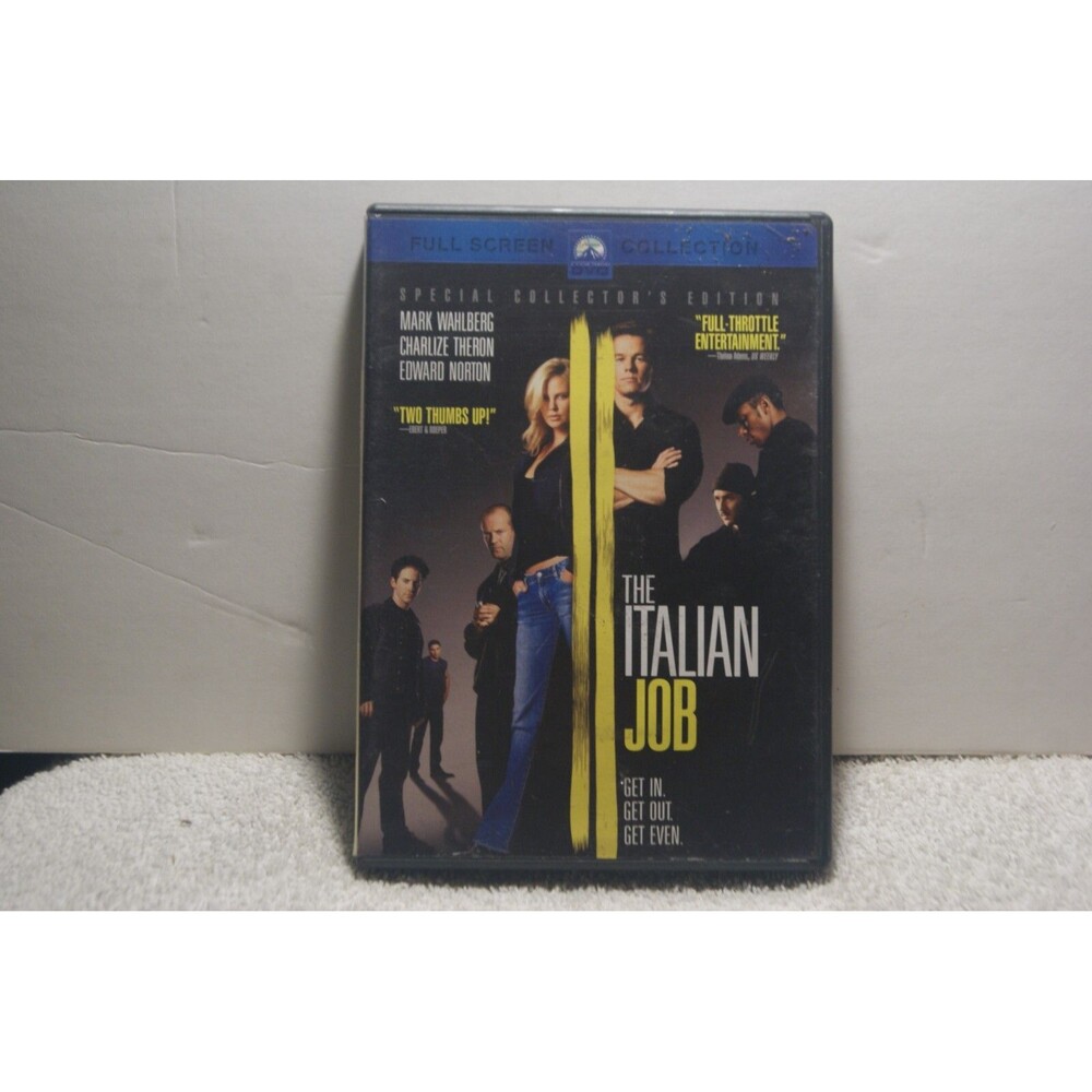 The Italian Job (DVD, 2003, Full Screen) Mark Wallberg Action Thriller Robbery